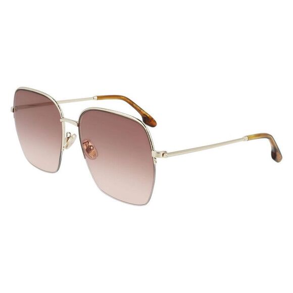 Victoria Beckham Accessories - Victoria Beckham Metal Frame Sunglasses with UV Protection Women Gold